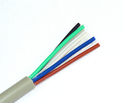 0.5ƽ��5оPVC����+�������� OD6.8mm